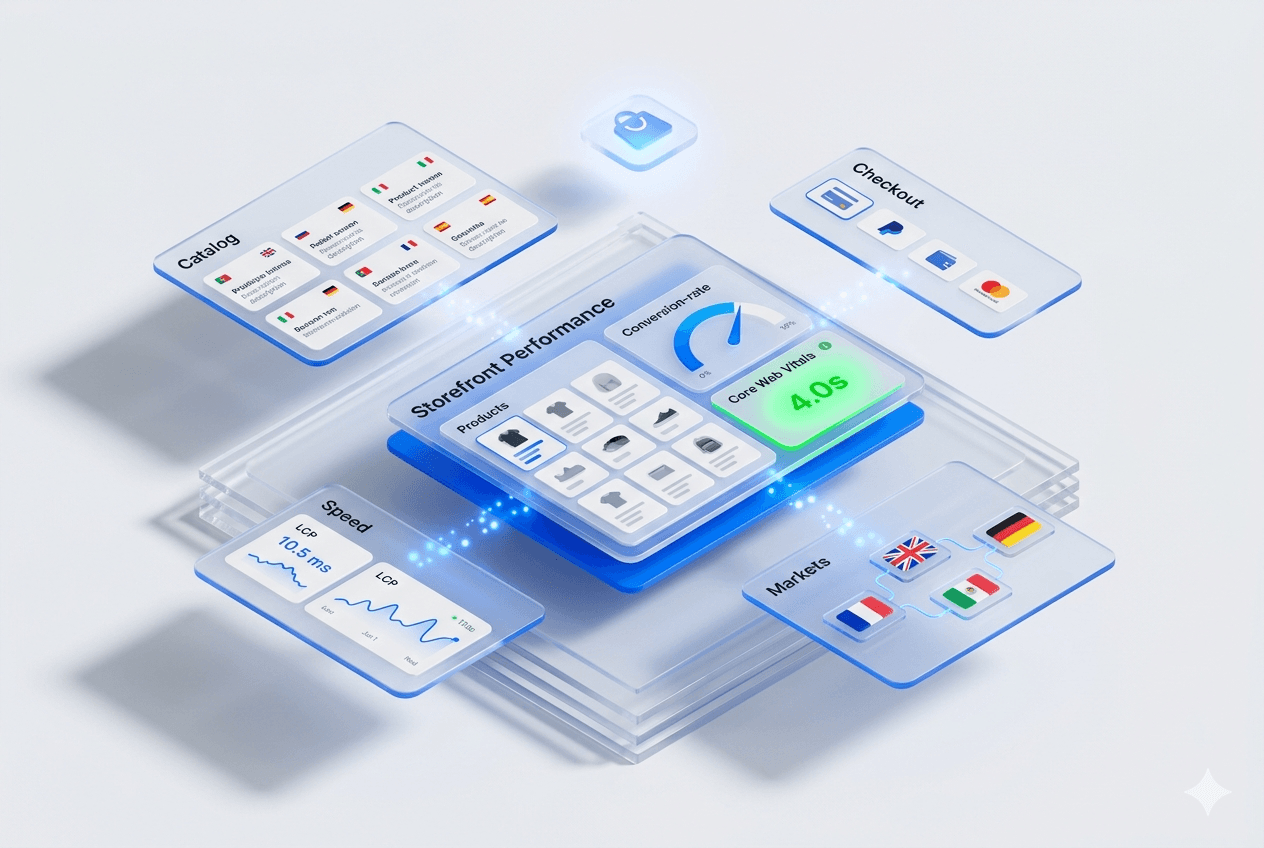 E-commerce international headless Next.js + Shopify